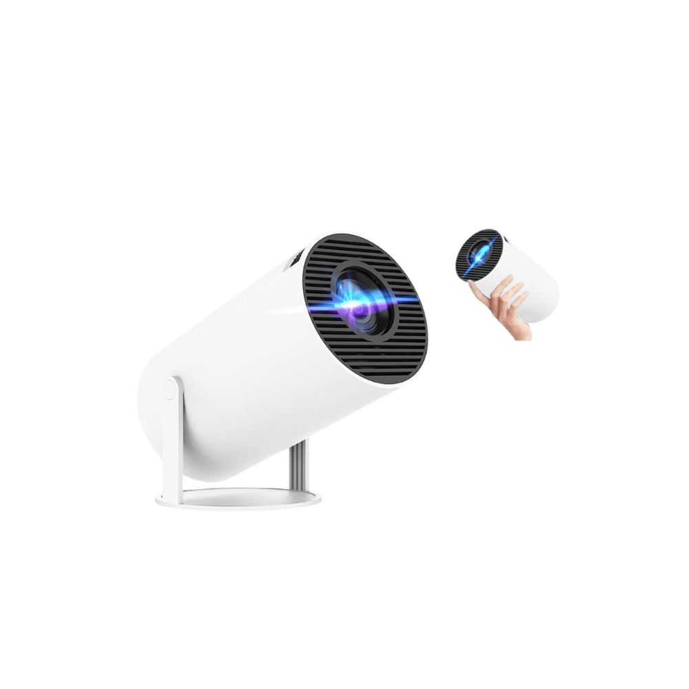Portable Projector, Projector with Remote Control, Android Wifi Bluetooth-Compatible Projector, Home Theater Projector for Outdoor, Office, Bedroom