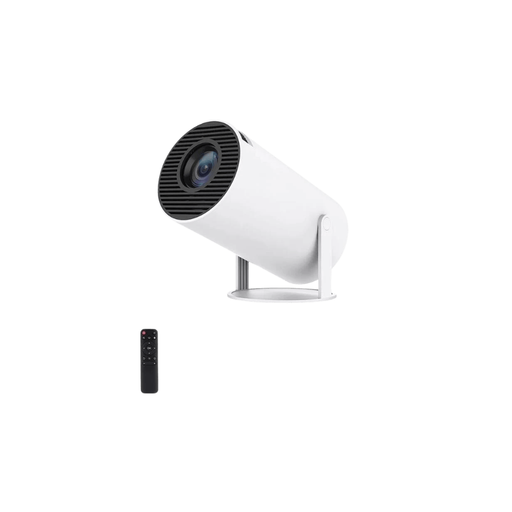 Portable Projector, Projector with Remote Control, Android Wifi Bluetooth-Compatible Projector, Home Theater Projector for Outdoor, Office, Bedroom